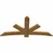 Ekena Millwork Alberta Rough Sawn Timber Gable Bracket, Western Red Cedar, 72"W x 36"H x 2"D x 6"F, 12/12 Pitch GBW072X36X0206ALB00RWR - alternate 4
